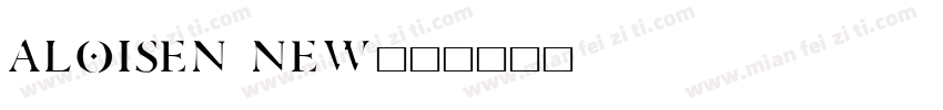 aloisen new字体转换